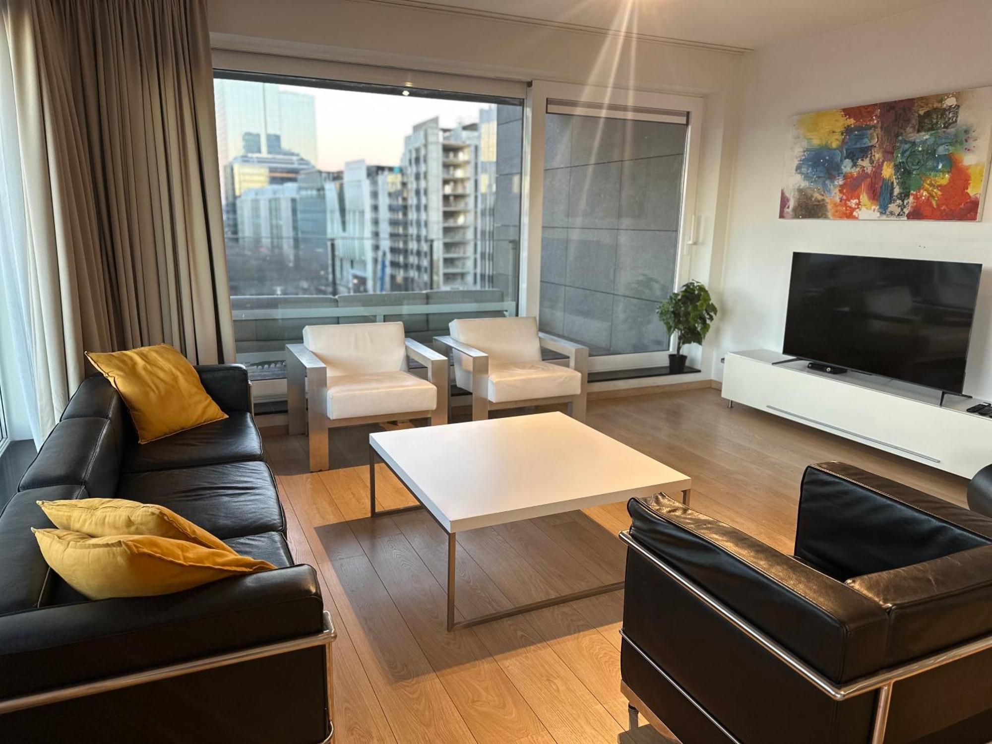 Apartment With Stunning View In City Center 布鲁塞尔 外观 照片