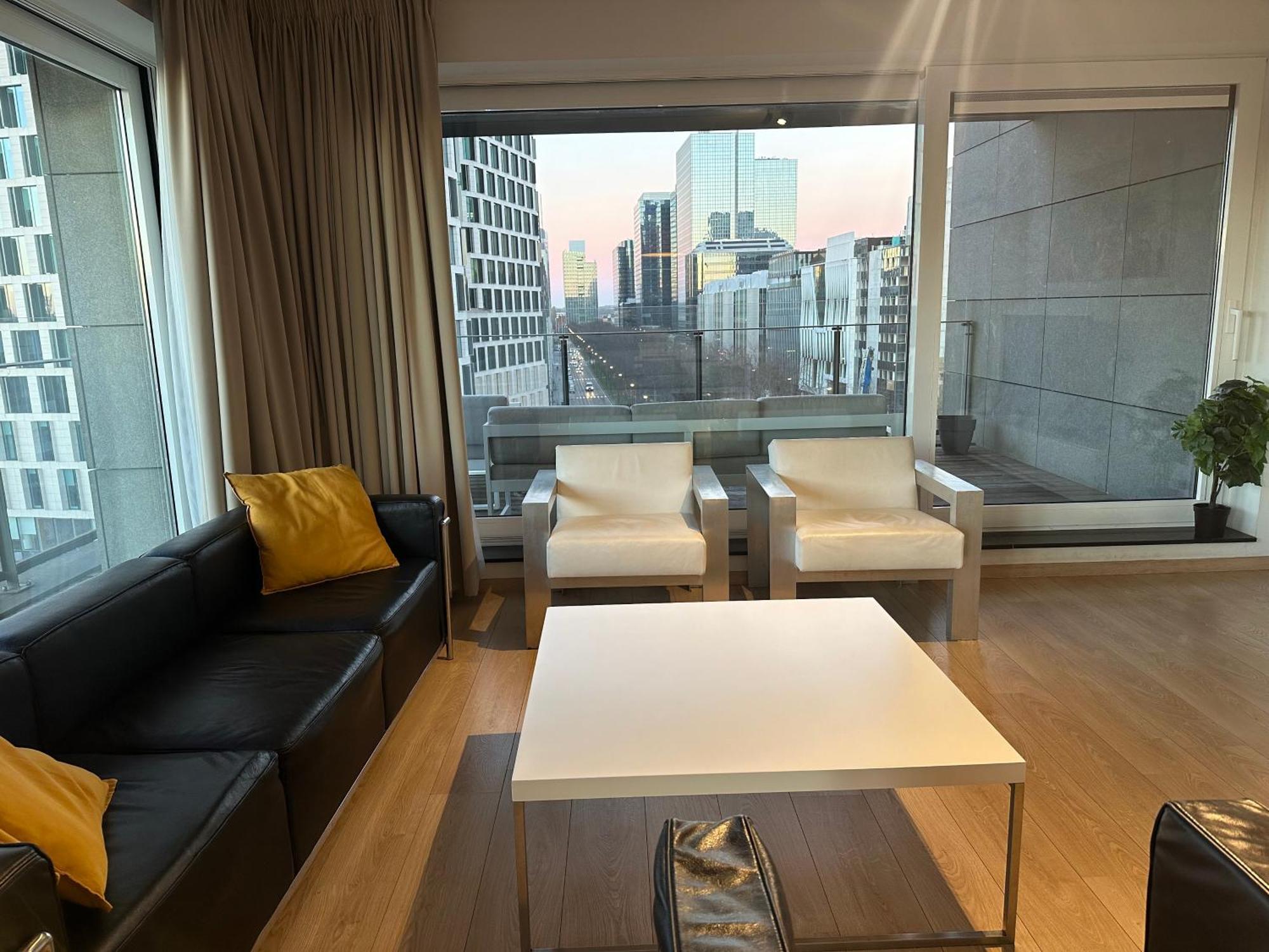 Apartment With Stunning View In City Center 布鲁塞尔 外观 照片