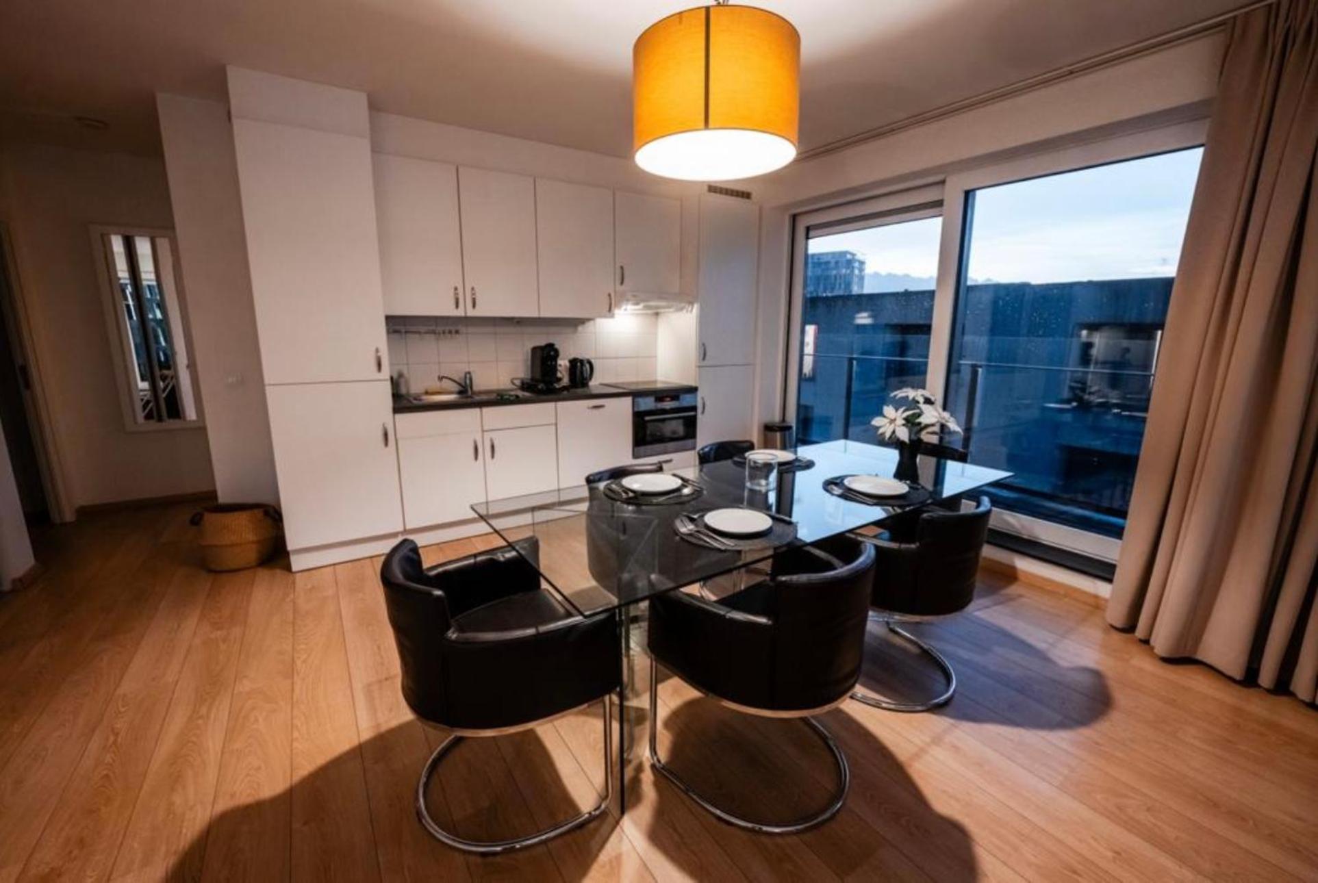 Apartment With Stunning View In City Center 布鲁塞尔 外观 照片